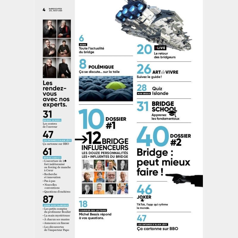 copy of Le Bridgeur November / December 2019 - Older issues BeBRIDGE