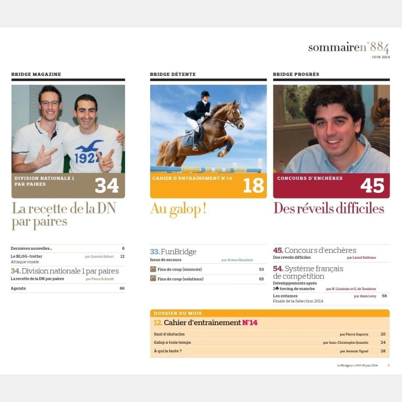 Bridgeur June 2014 - Older issues BeBRIDGE