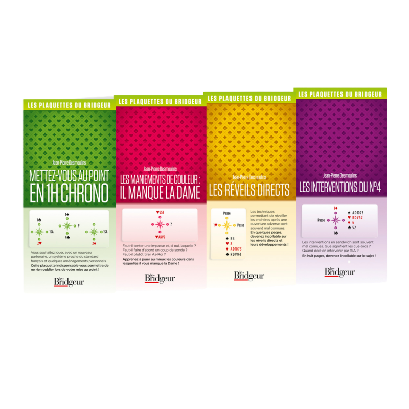 Pack 4 plaquettes de JP DESMOULINS Librairie