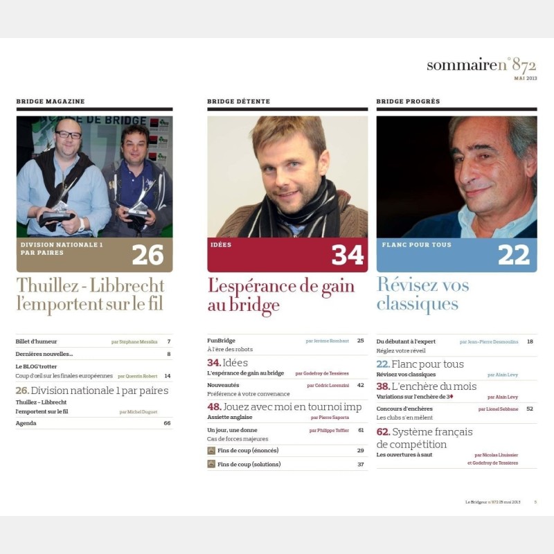 copy of Bridgeur January 2014 - Older issues BeBRIDGE