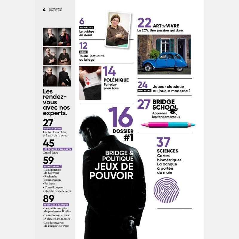 copy of Le Bridgeur November / December 2019 - Older issues BeBRIDGE