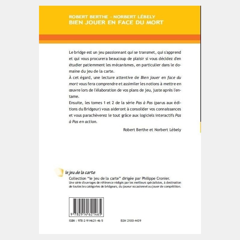 Bien jouer en face du mort : Les plans de jeu Librairie