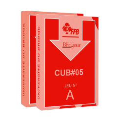 Lot de 2 jeux fléchés CUB 5 : Les Ouvertures et Redemandes à Sans-Atout Cartes fléchées FFB