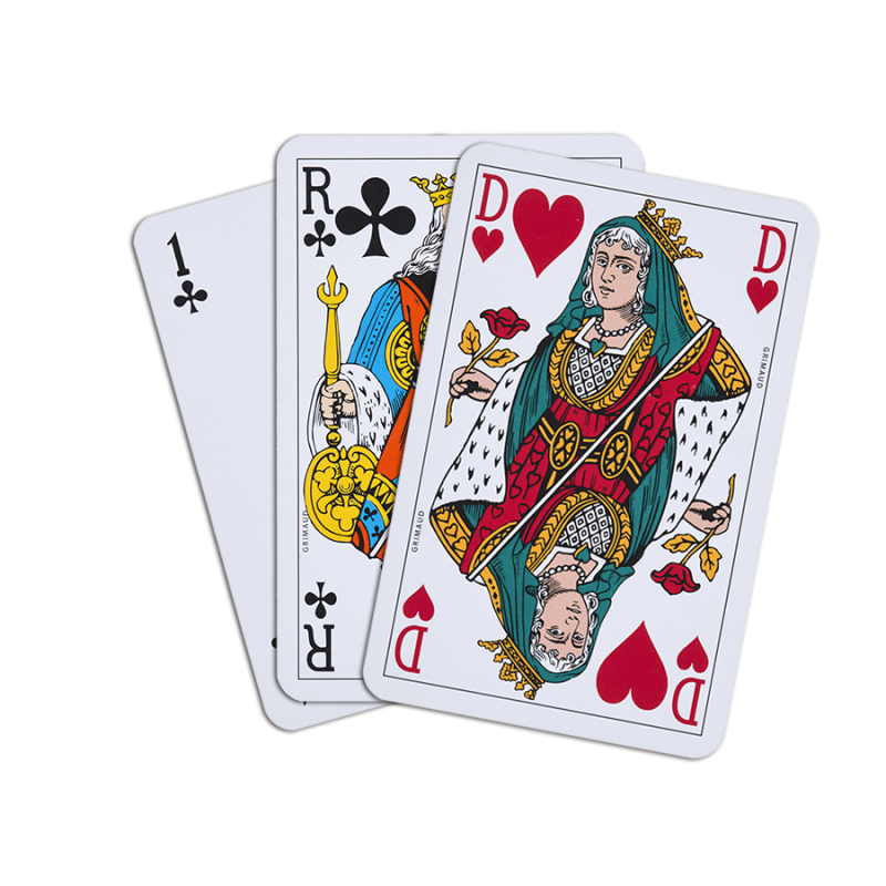 Jeux de cartes Premium UV (Quantité minimale 2) Cartes à jouer