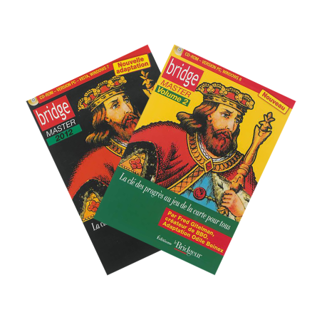 Pack Bridge Master vol. 1 et 2 CD-Rom Logiciels de bridge