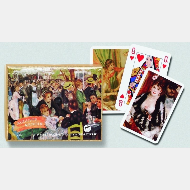 Piatnik box of two decks of cards (Renoir model) - Home