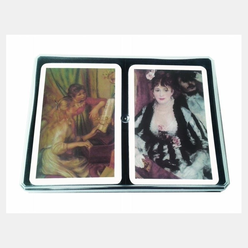 Piatnik box of two decks of cards (Renoir model) - Home