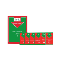 Jeux fléchés - Perfectionnement pour tous - série 2 Cartes fléchées FFB