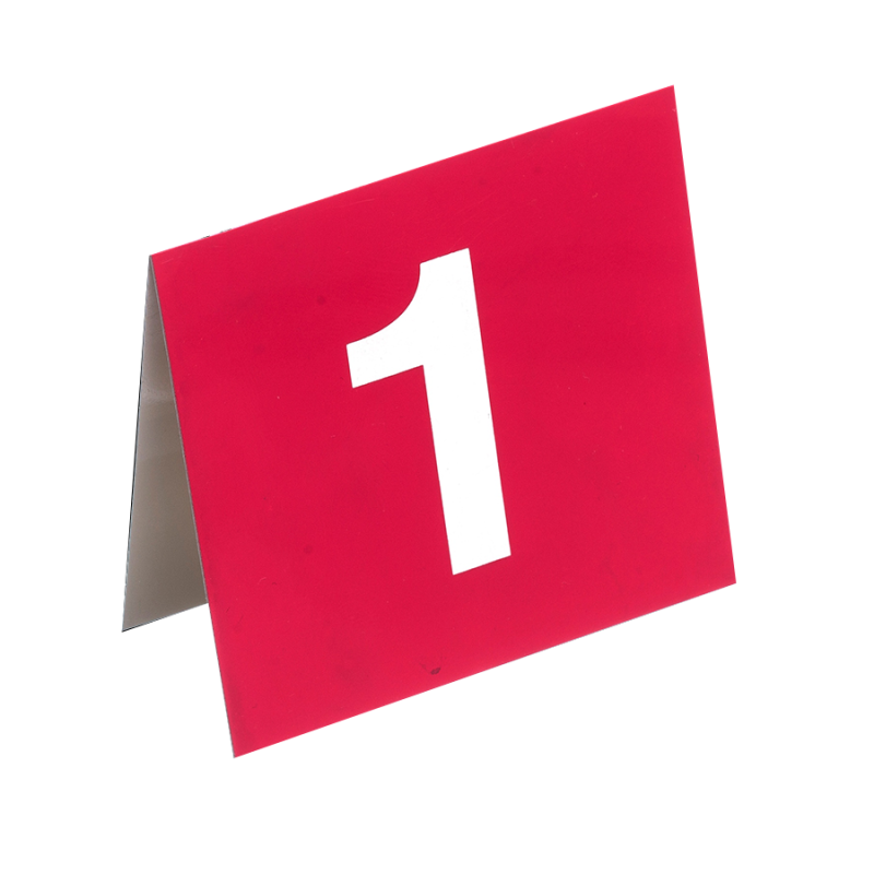 Table numbers sold in sets of 8 - The Store