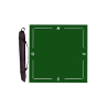 Tapis de bridge pro Vert 78x78cm Tapis