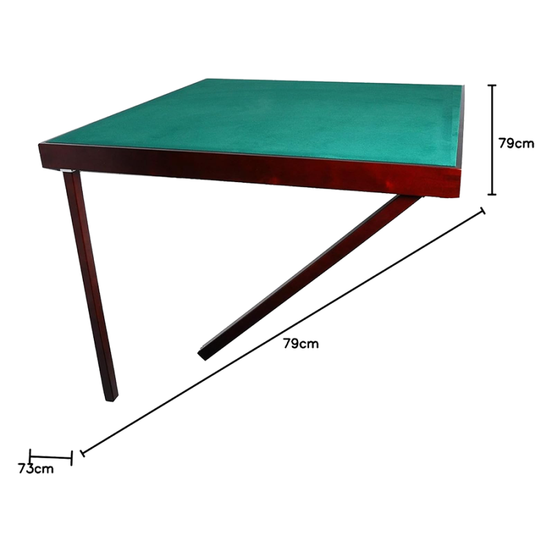 Table de Bridge standard pliante - couleur Acajou Tables de bridge