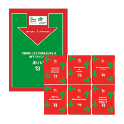 Jeux fléchés - Perfectionnement pour tous - série 3 Cartes fléchées FFB