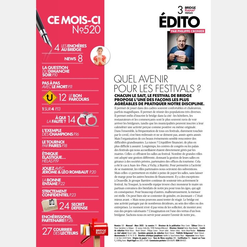 BRIDGERAMA+ March 2025 digital or paper - Old BRIDGERAMA+ magazines