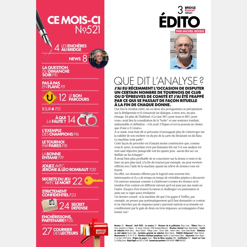 BRIDGERAMA+ April 2025 digital or paper - Old BRIDGERAMA+ magazines