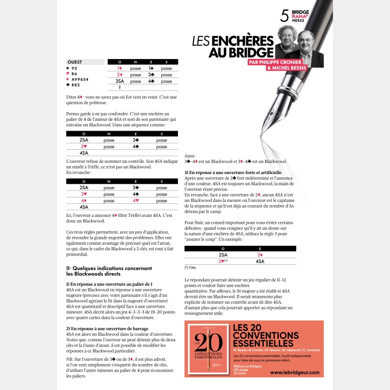 BRIDGERAMA+ Mai 2025 numérique ou papier Anciennes revues BRIDGERAMA+