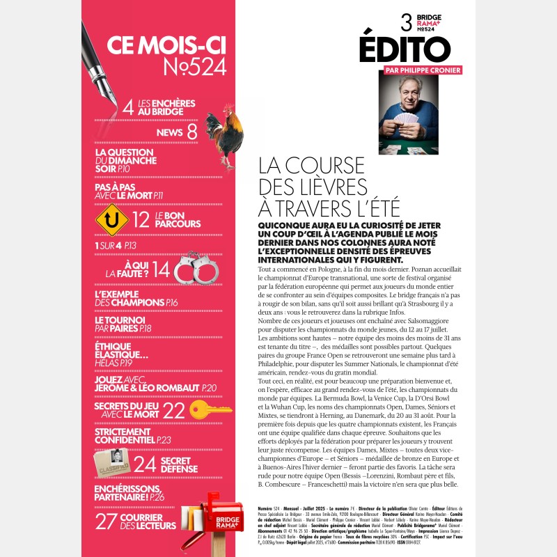 BRIDGERAMA+ July 2025 digital or paper - Old BRIDGERAMA+ magazines