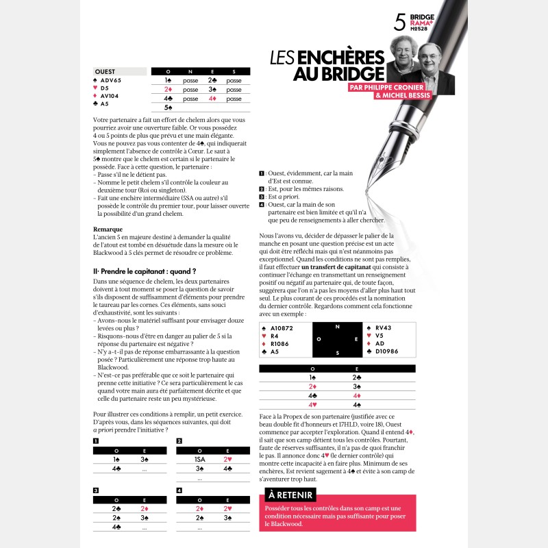 BRIDGERAMA+ Novembre 2025 numérique ou papier Anciennes revues BRIDGERAMA+